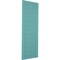 Ekena Millwork True Fit PVC Horizontal Slat Framed Modern Style Fixed Mount Shutters, Pure Turquoise, 12W x 37H, PR TFP001HF12X037PT - alternate 3